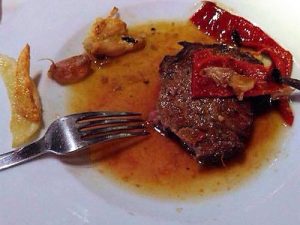 Bife do Restaurante Alcides - Açores