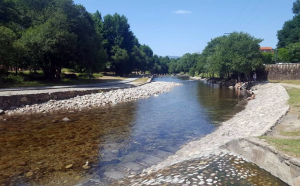 Vista dos torneros em Espanha - termas de água quente